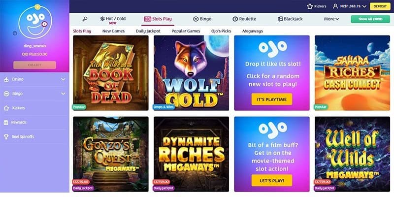 playojo casino NZ