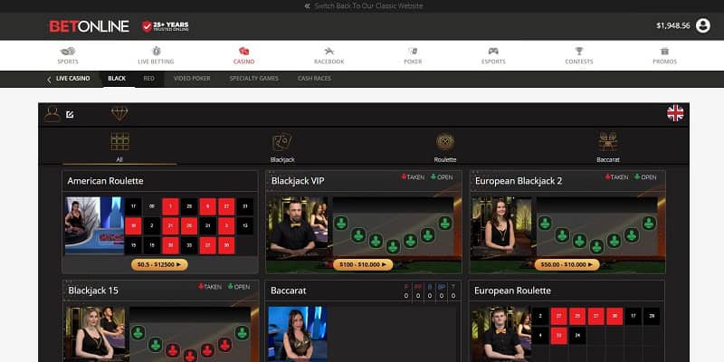 BetOnline Casino