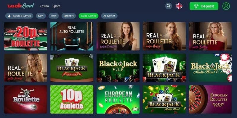 LuckLand Casino UK