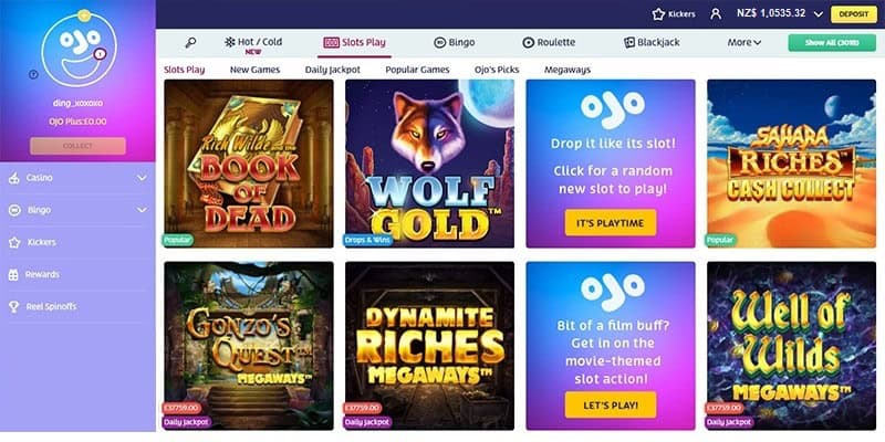 playojo casino nz