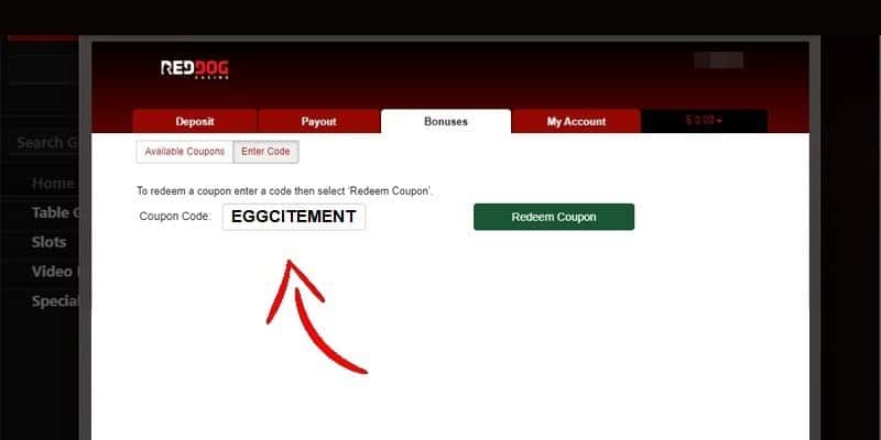  reddog casino bonus
